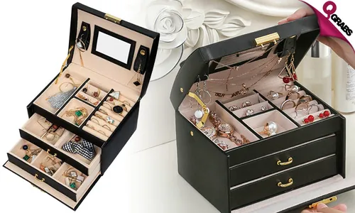 Jewelry Organizer with Lock & Key!